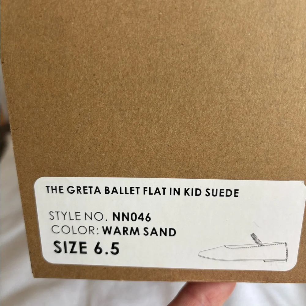 Madewell Gorgeous Greta Ballet Flat Mary Jane Nude Sand Color - Picture 9 of 9